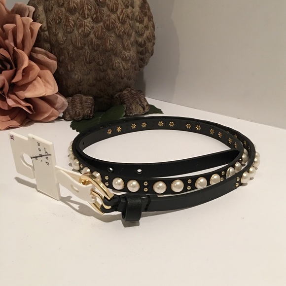 A new day black belt with pearls/gold accents NWT - Picture 2 of 6